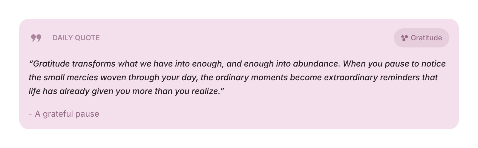 DailyQuote color light