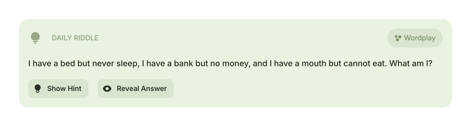 DailyRiddle color light