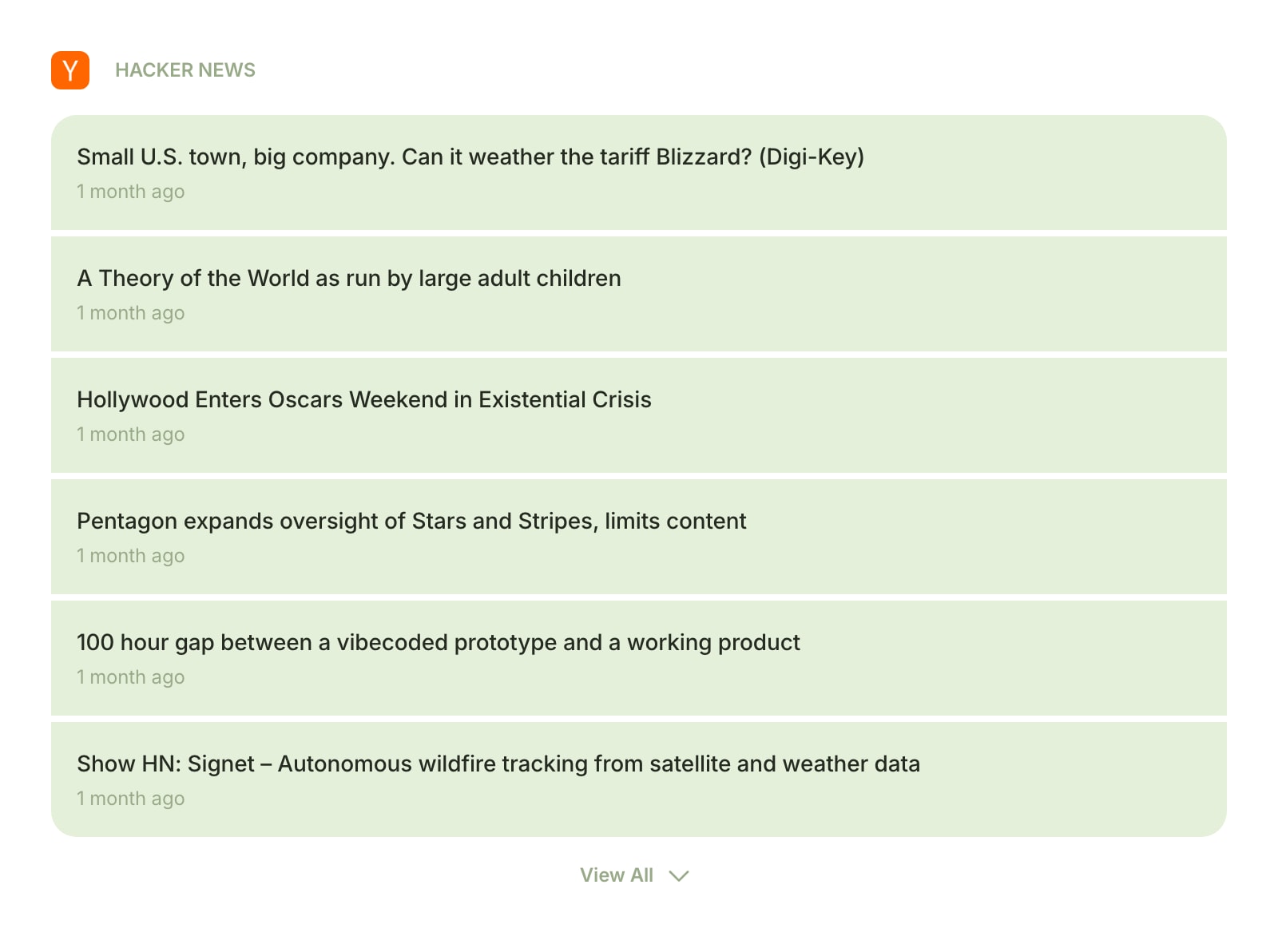HackerNews color light