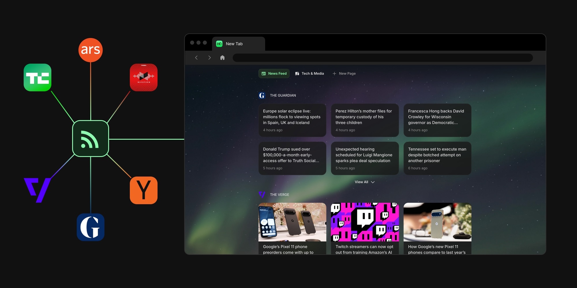 How to Put RSS Feeds on Your New Tab Page