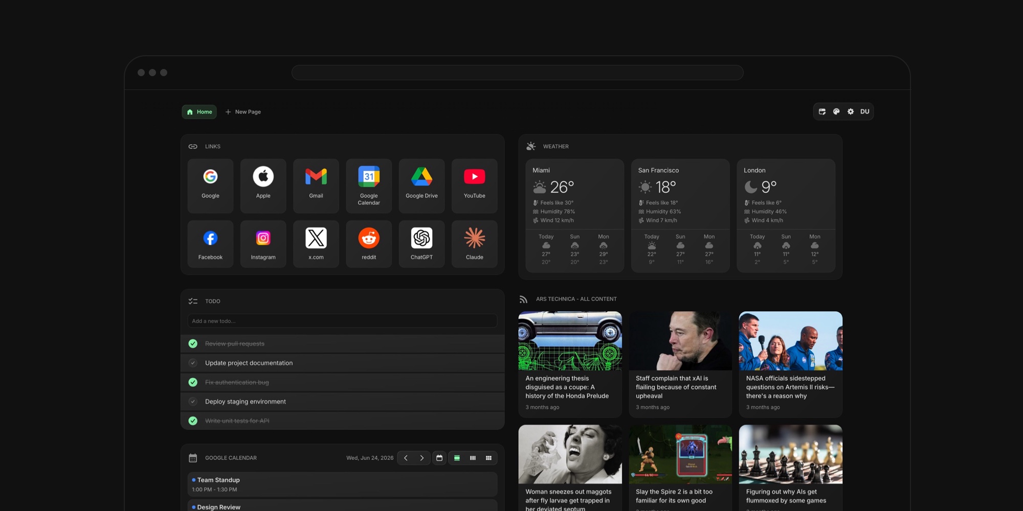 Turn Your New Tab Into a Personal Dashboard
