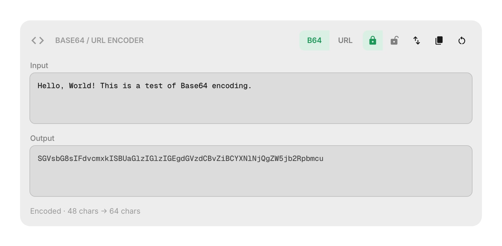 Base64UrlEncoder light