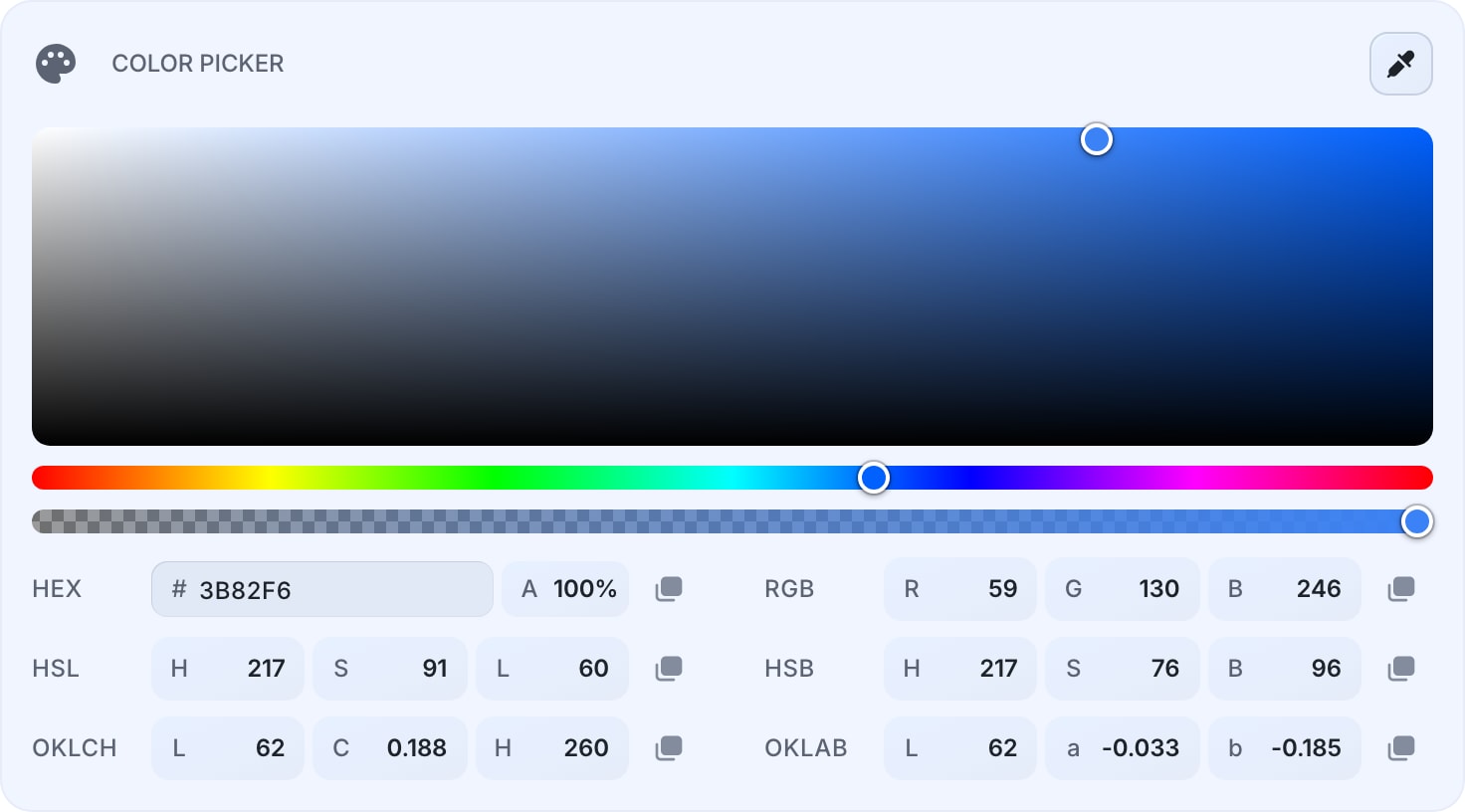 ColorPicker color light