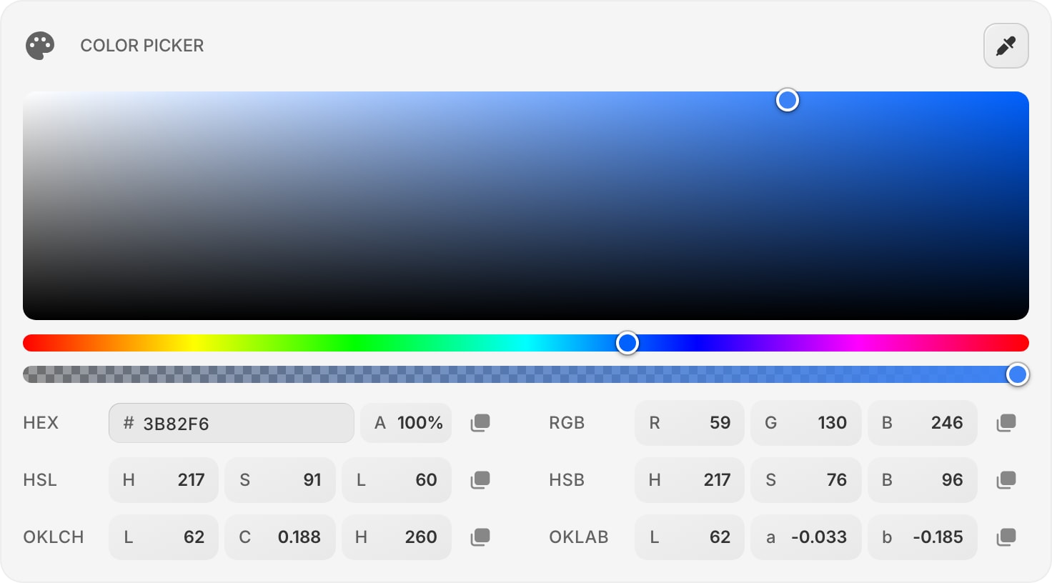 ColorPicker light
