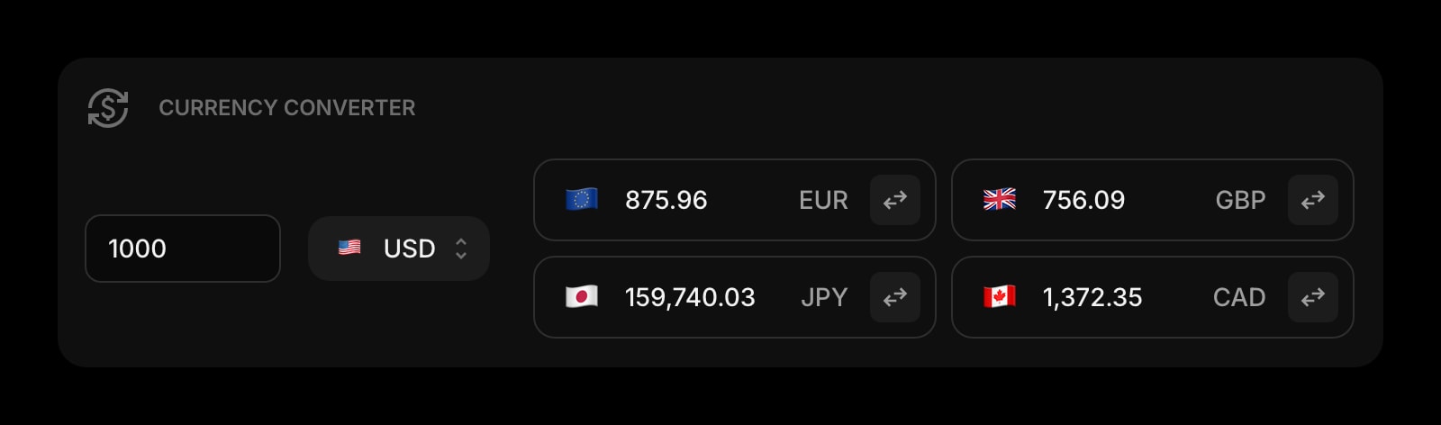 CurrencyConverter dark outline