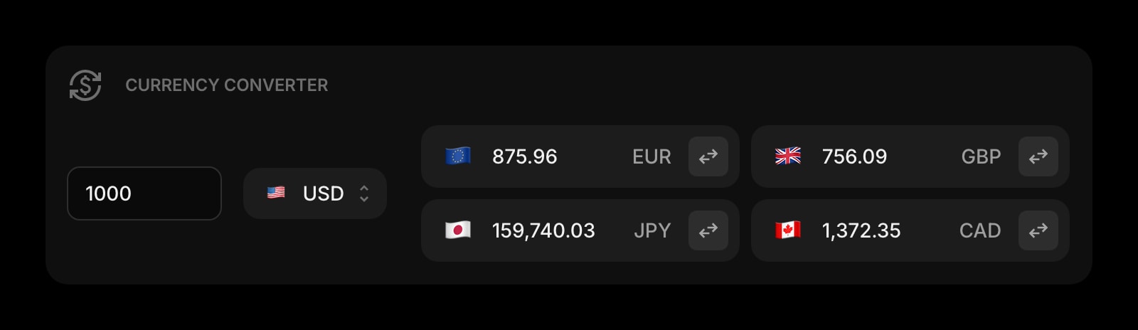 CurrencyConverter dark