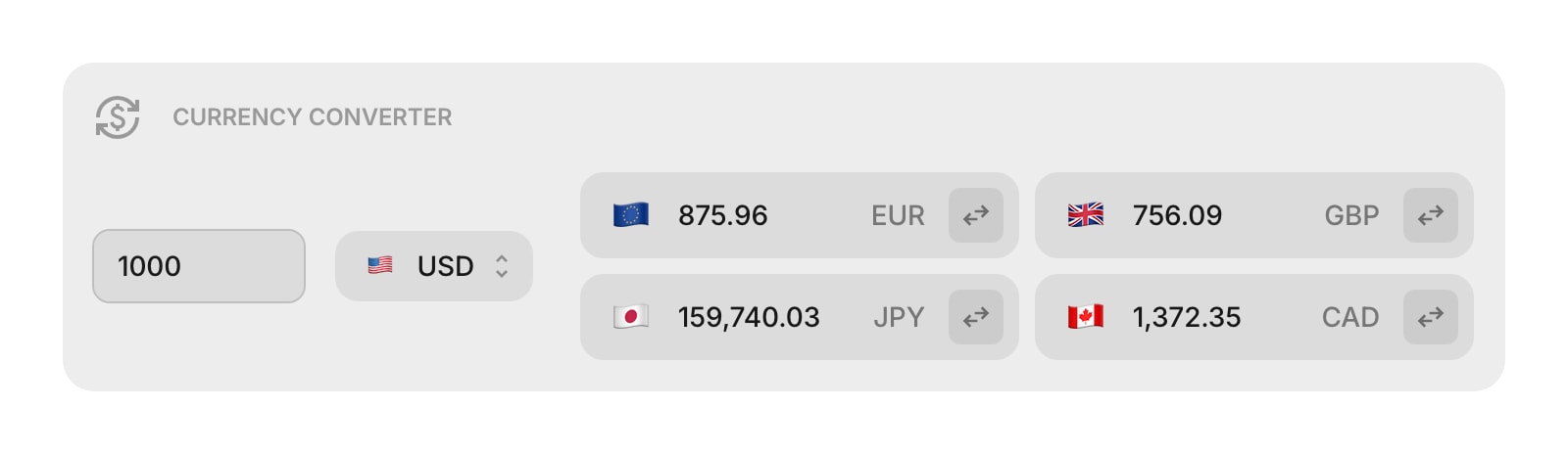 CurrencyConverter light