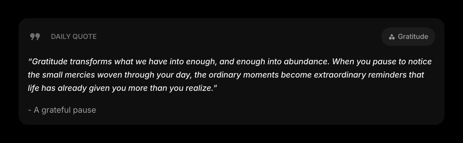 DailyQuote dark