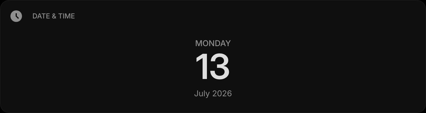 DateTime dark digital date