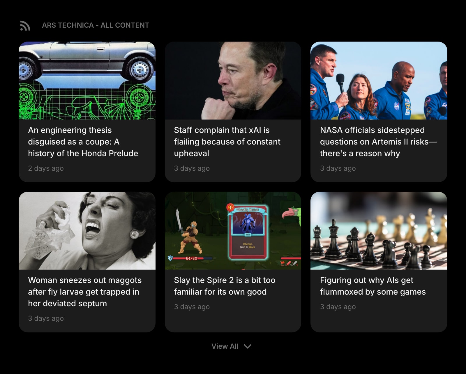 Feed dark grid solid