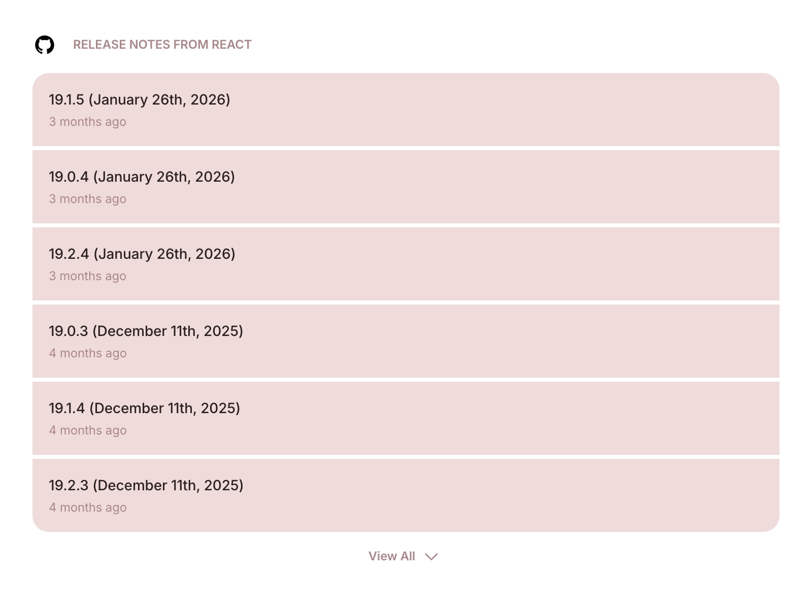 GitHubReleases color light