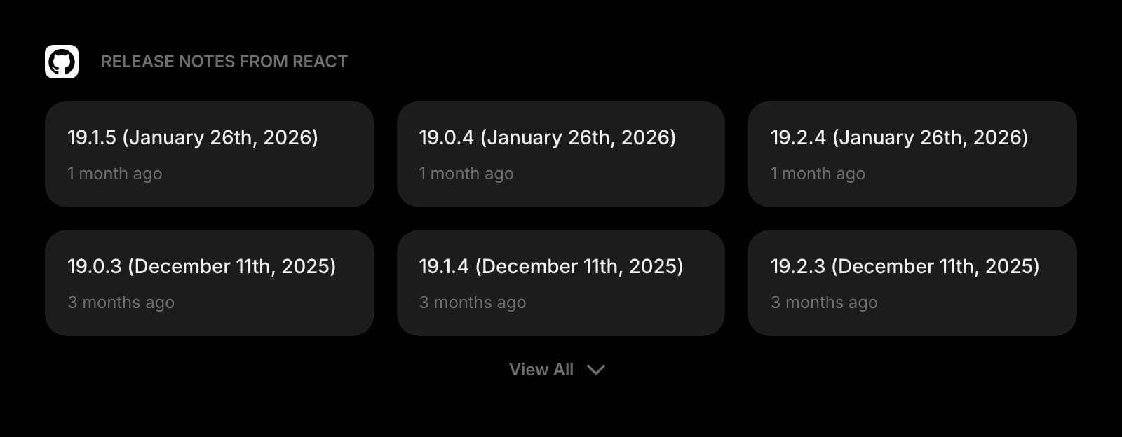 GitHubReleases dark grid solid
