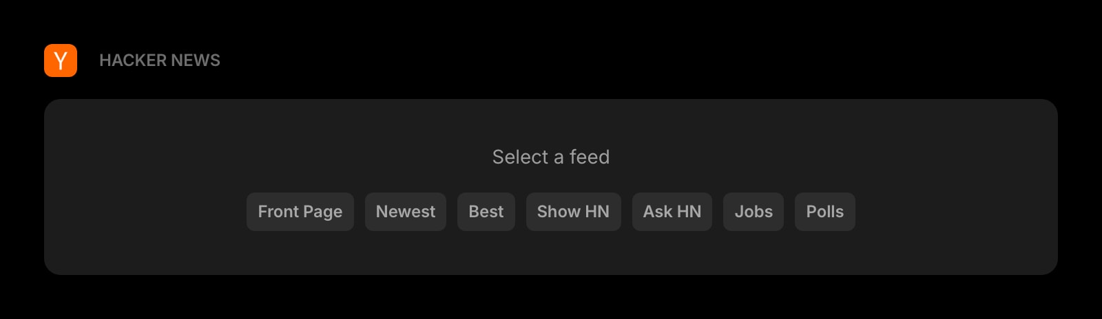 HackerNews dark setup