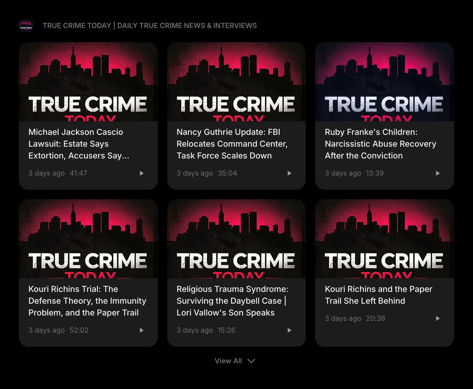 Podcast dark grid solid