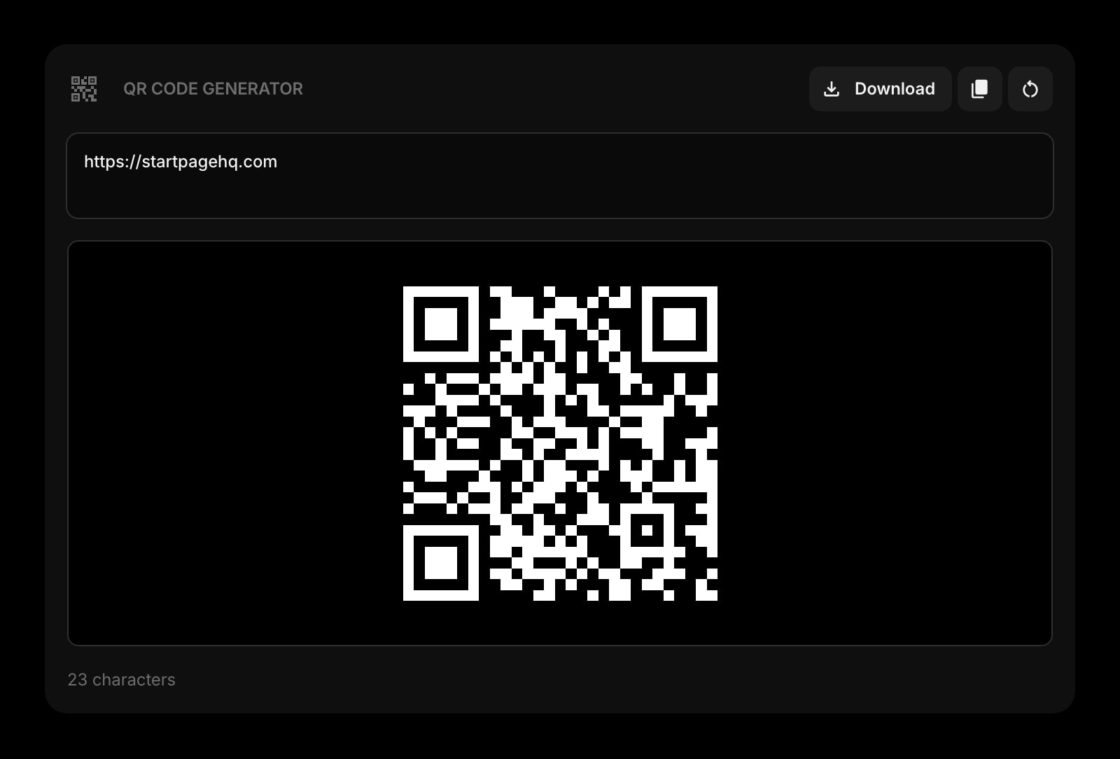 QrCode dark