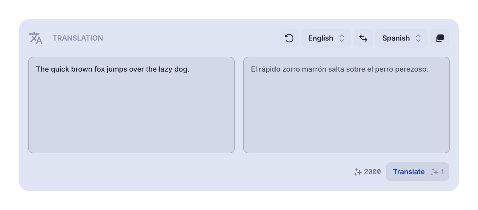 Translation color light