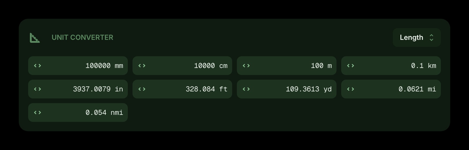 UnitConverter color dark