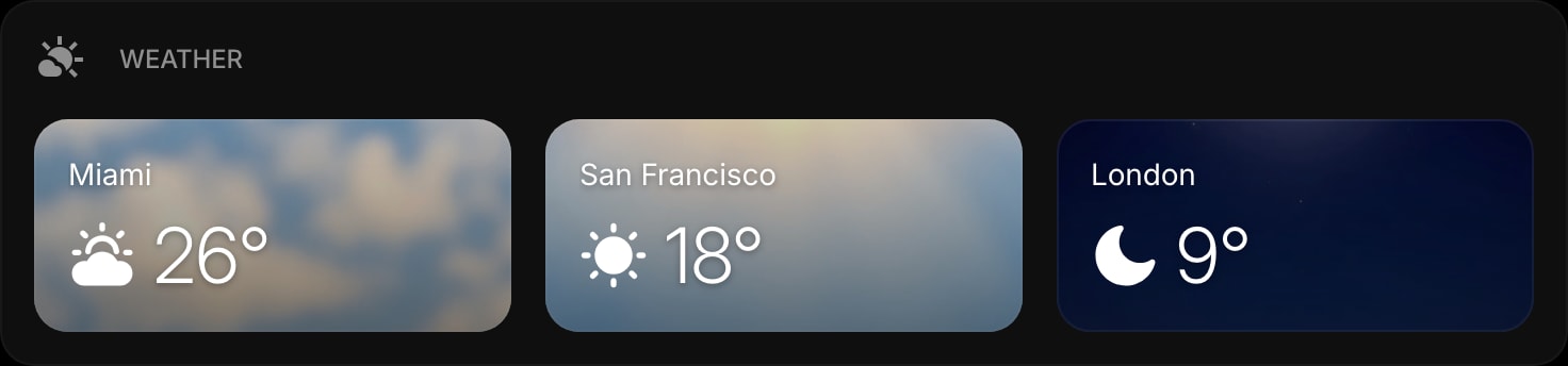 Weather dark rich no details no forecast