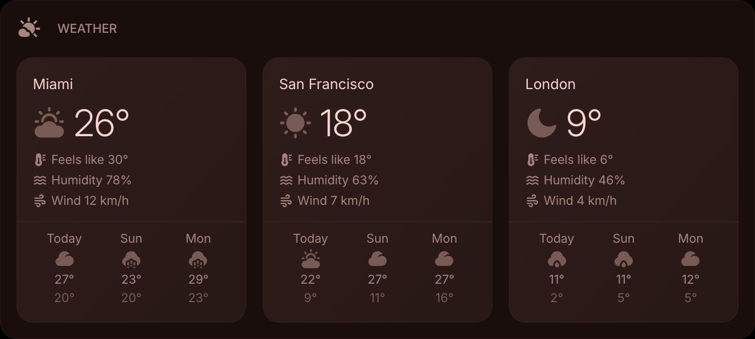 Weather dark solid color
